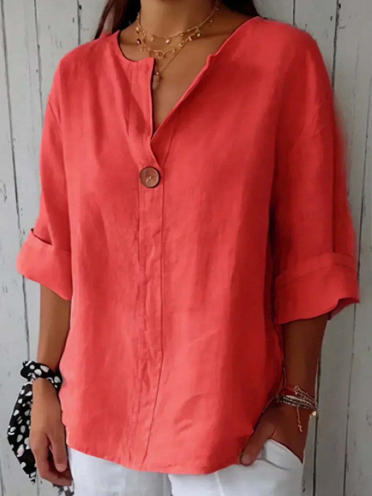 Evelyn | Relaxed Linen Blouse