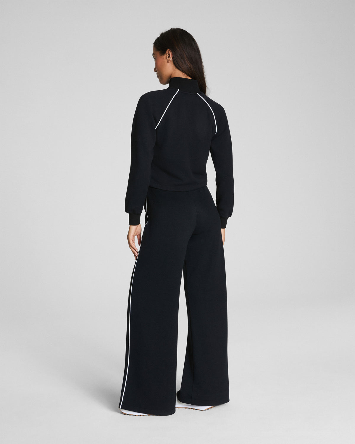Everyday Pique Half-Zip Jumpsuit