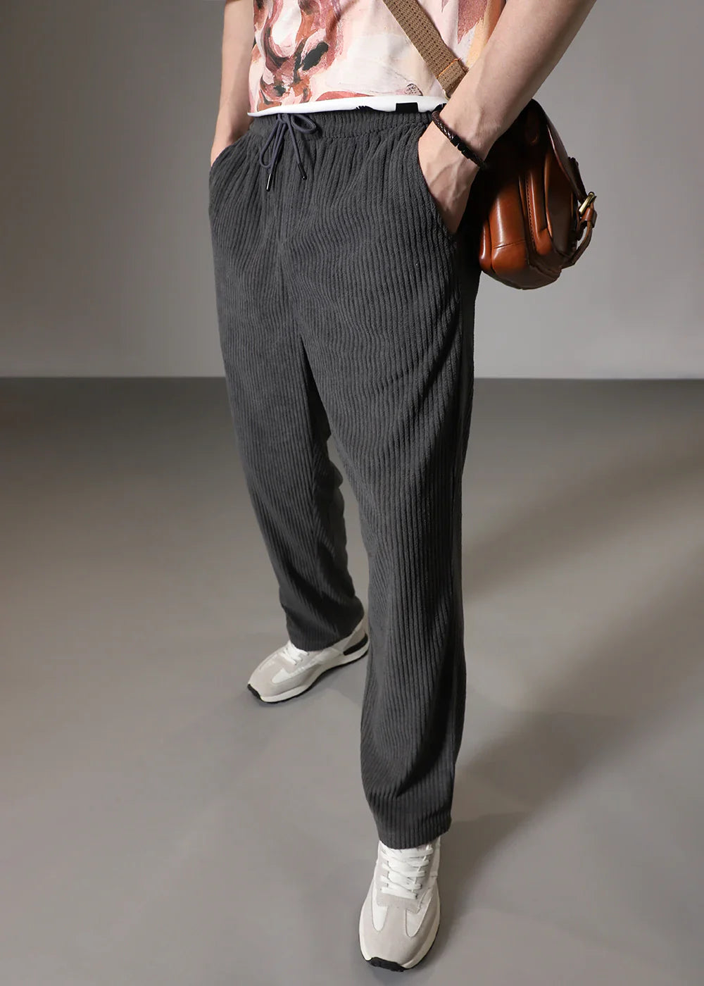 The "Rib-Tube" Baggy Trouser | Heavyweight Textured Knit