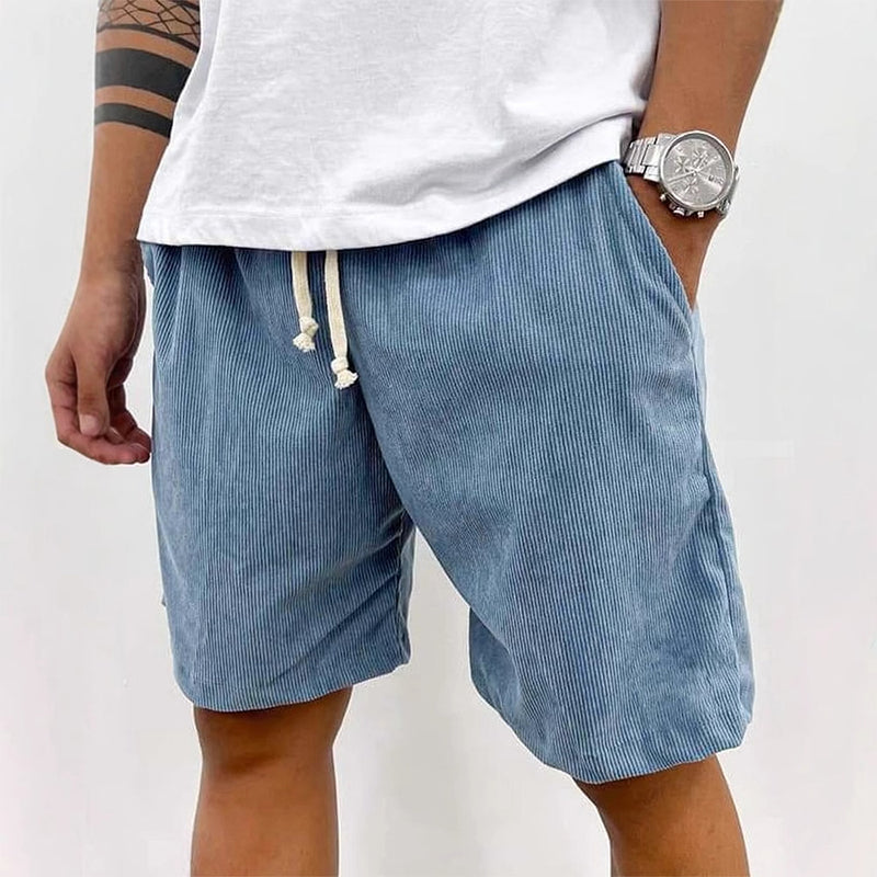 🩳 50% OFF NOW! 🌿 Men's Casual Relaxed Fit Drawstring Shorts – Adjustable Waistband, Solid Color & Low-Maintenance ✨
